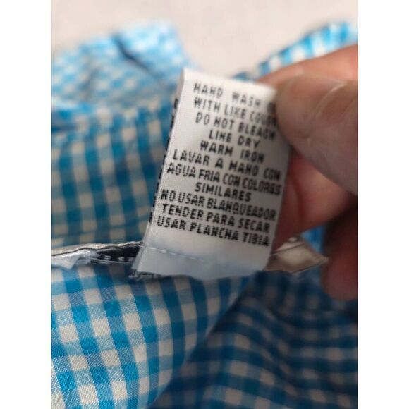 VTG Draper's & Damon's 100% Silk Button Up Pajama Top Sz M - Picture 5 of 6